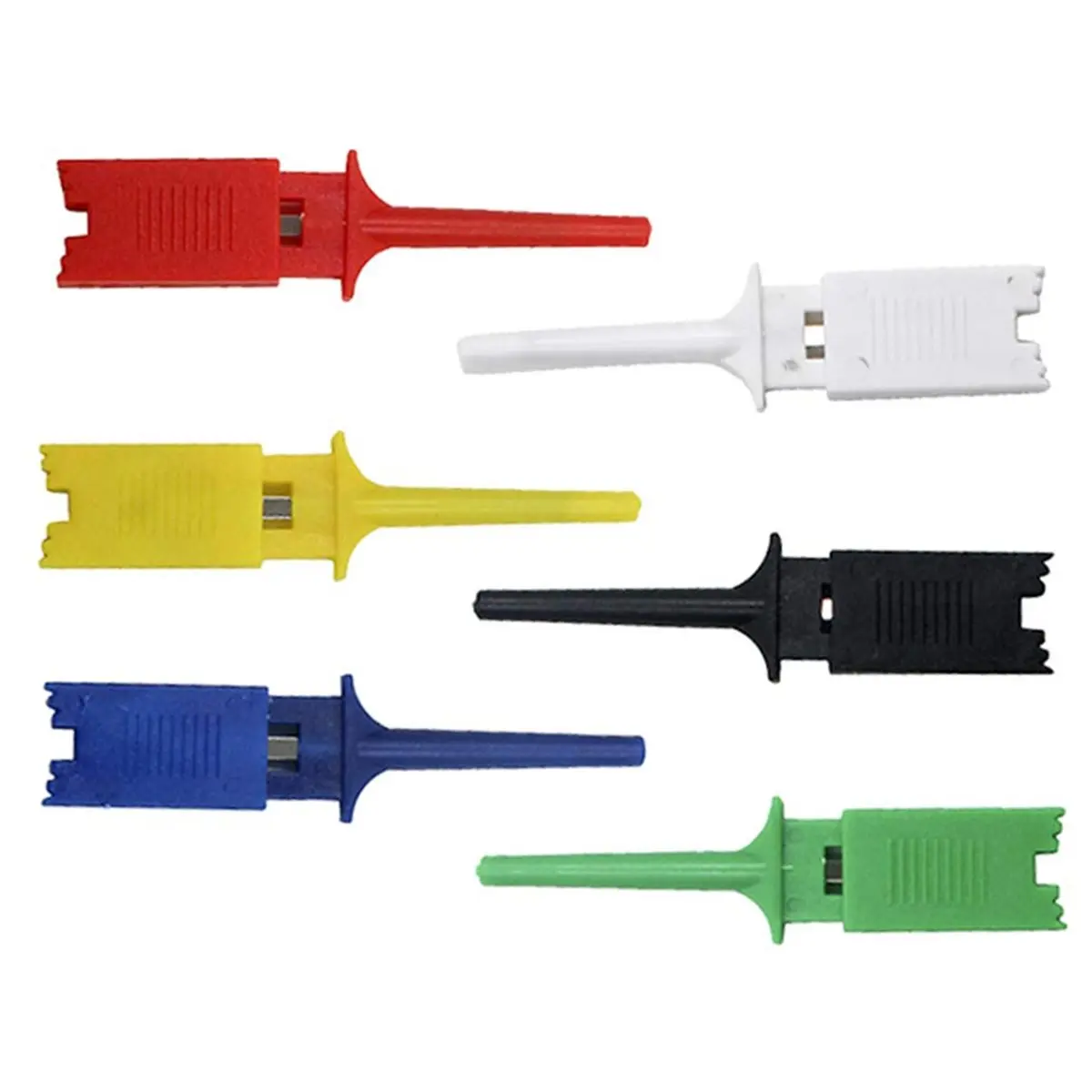 A43TBG USB Logic Analyzer Device with 12PCS 6 Colors Test Hook Clip Set USB Cable 24MHz 8CH 8 Channel UART IIC SPI Debug