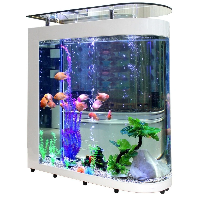 

Postmodern Large Screen Living Room Partition Ecological Bullet Goldfish Tank Small