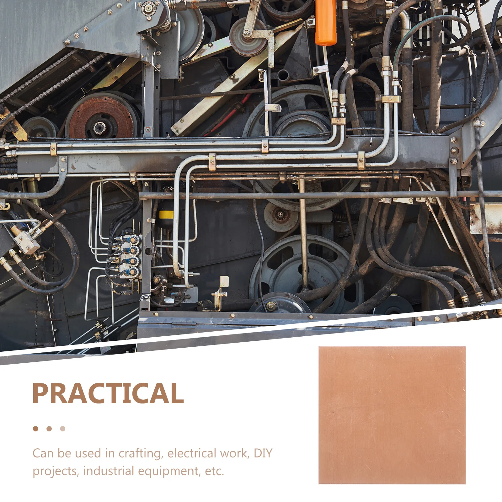 

Copper Sheets 0.5Mm Thick High Hardness Metal Sheets For Diy Projects Jewelry Making Durable Craft Tool Parts