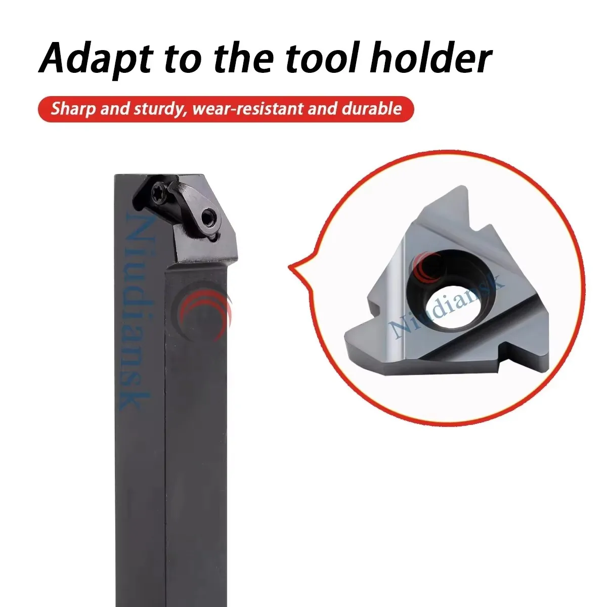 Many Specification 22ER/IR 3.5/4.0/4.5/5.0/5.5/6.0ISO/N55/N60 LDA DESKAR Numerical Control Internal And External Threading Blade