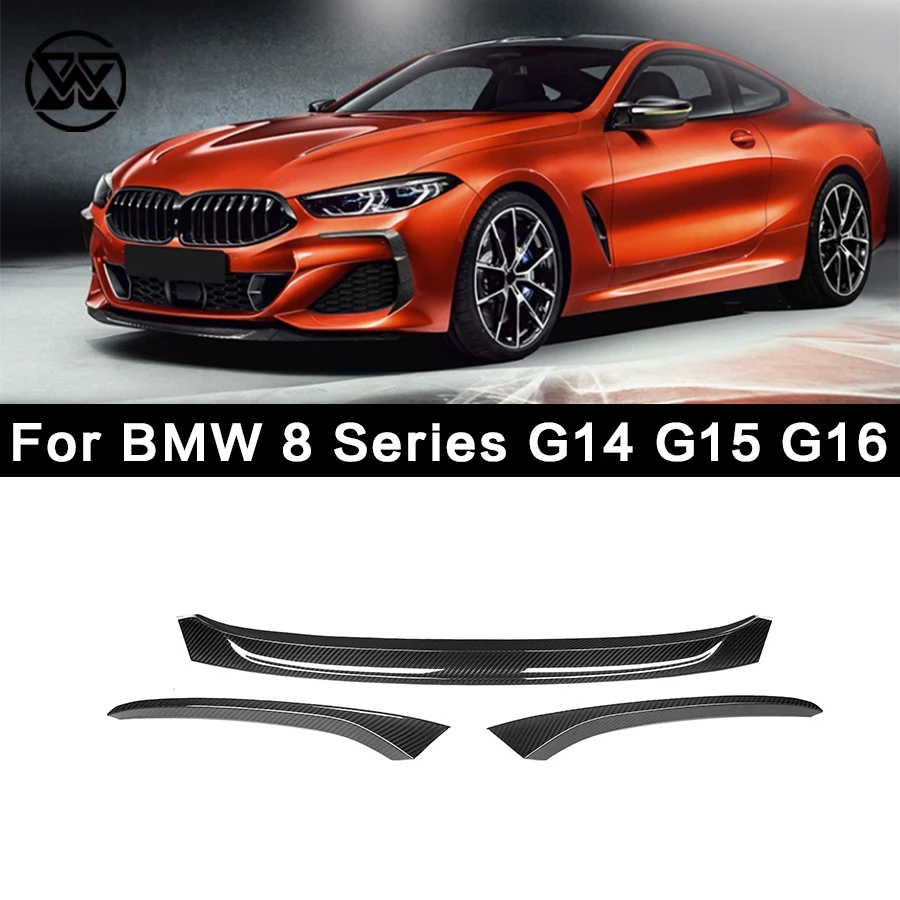 Carbon Fiber Front Bumper Lip Diffuser Spoiler Splitter For BMW 8 Series G14 G15 G16 840 850 M Sports Body Kit Car Accessories