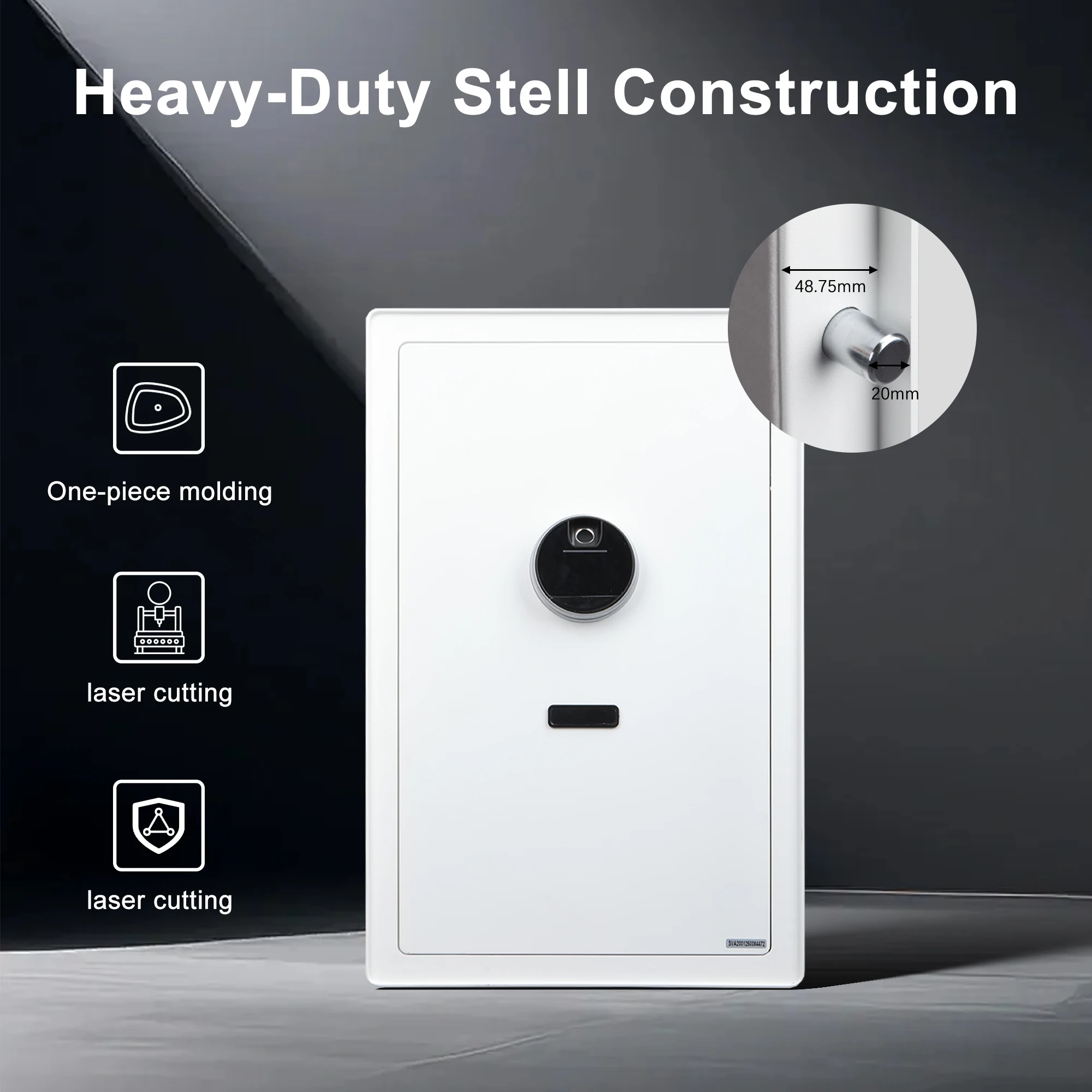 3.0 Cu.Ft Large Home Safe, Heavy Duty Digital Security Safe, Built-In Drawer and Removable Shelf for Storing Valuables