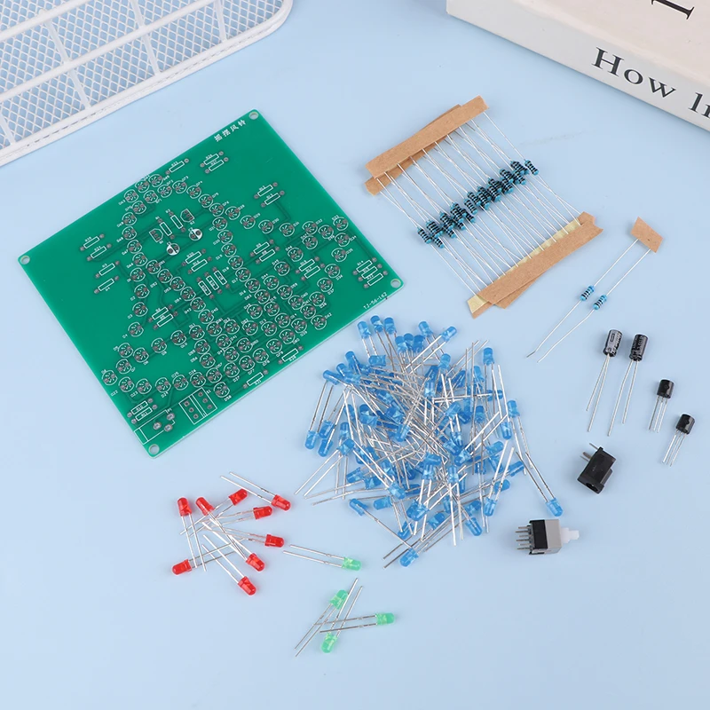 Laboratory Swing Bells DIY Windbell Fun Soldering Electronic Swing Bells Wind Chime 95 LEDs Flashing Light DC 5V Learning Kit