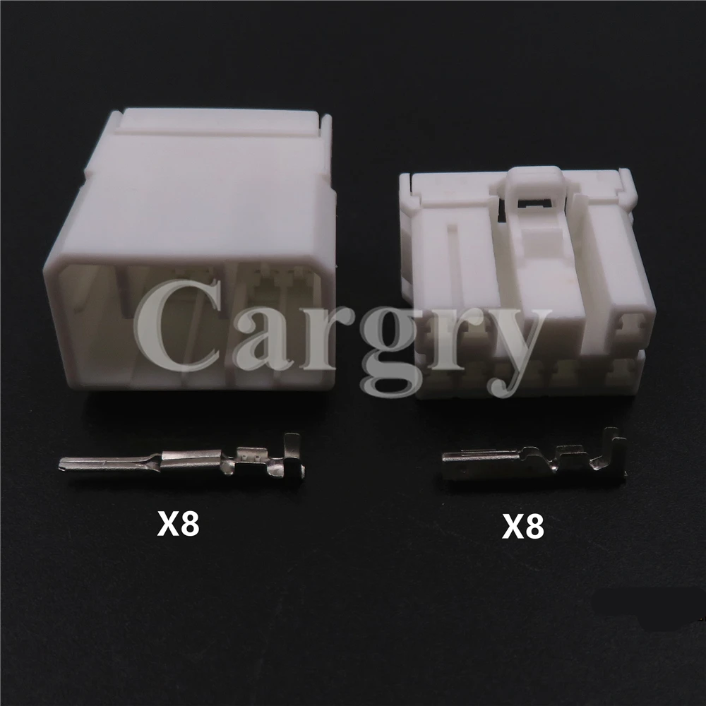 1 Set 8P 174931-1 173850-1 AC Assembly Automotive Plastic Housing Connector Electrical Wiring Auto Socket