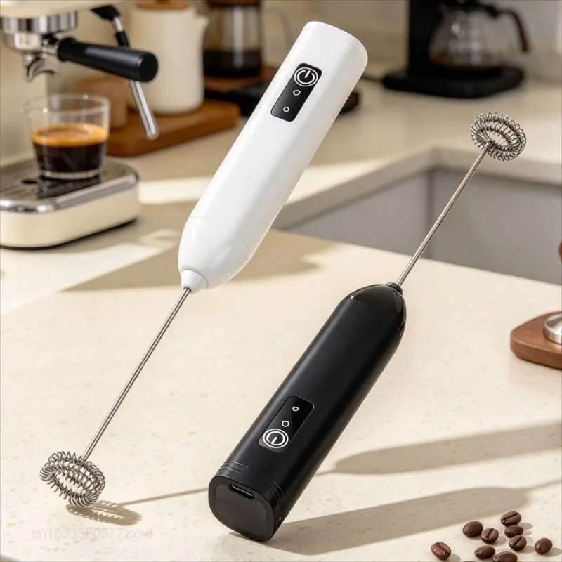 Electric Milk Frother Handheld Egg Beater Foamer Coffee Maker Egg Beater Hot Cook Tools Mini Coffee Maker Whisk Mixer for Cream