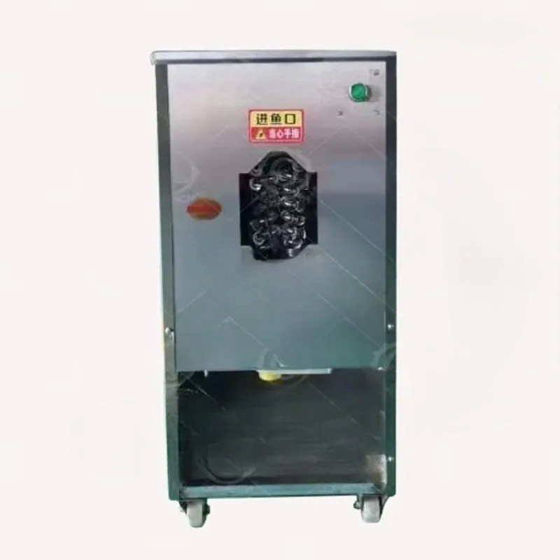 آلة تحجيم الأسماك الاحترافية 304 SS من الدرجة الغذائية للبيع المأكولات البحرية الصناعية