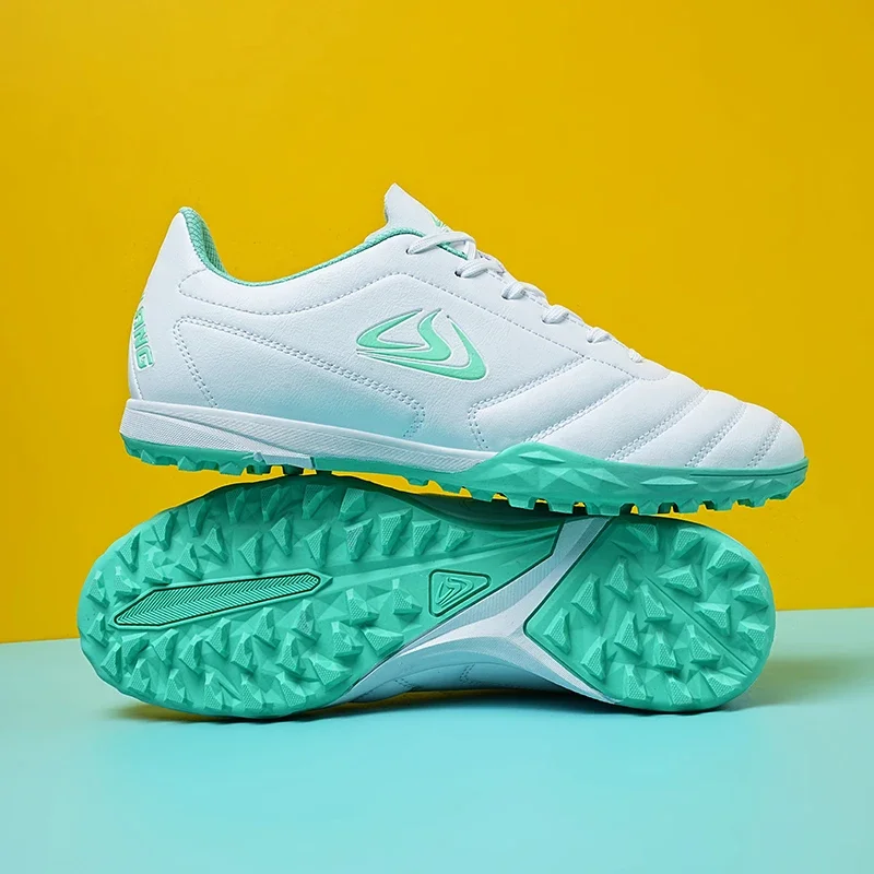 

New Soccer Rotary Shoes for Kids Teenagers Boys Long Spikes Sneakers Children Soccer Cleats Football Shoes Zapatos De Futbol