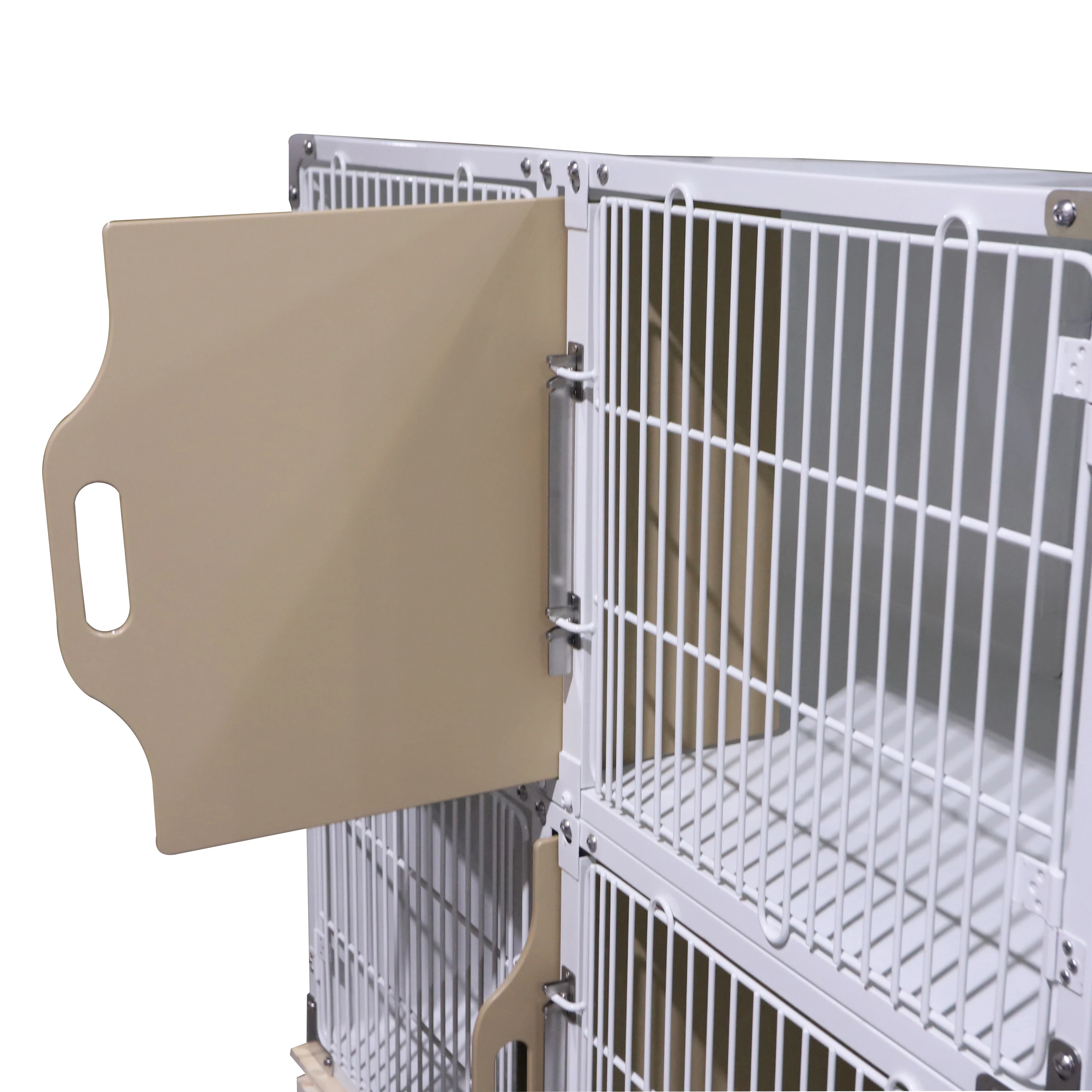 Multifunction customization low noise hospital clinic dog cage KA-510 Fiberglass Fiberglass Modular Cage