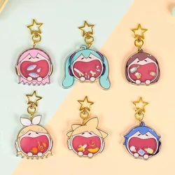 Hatsune Miku Peripherals Cute Hatsune Miku Big Mouth Shaker Acrylic Pendant Keychain Birthday Gift