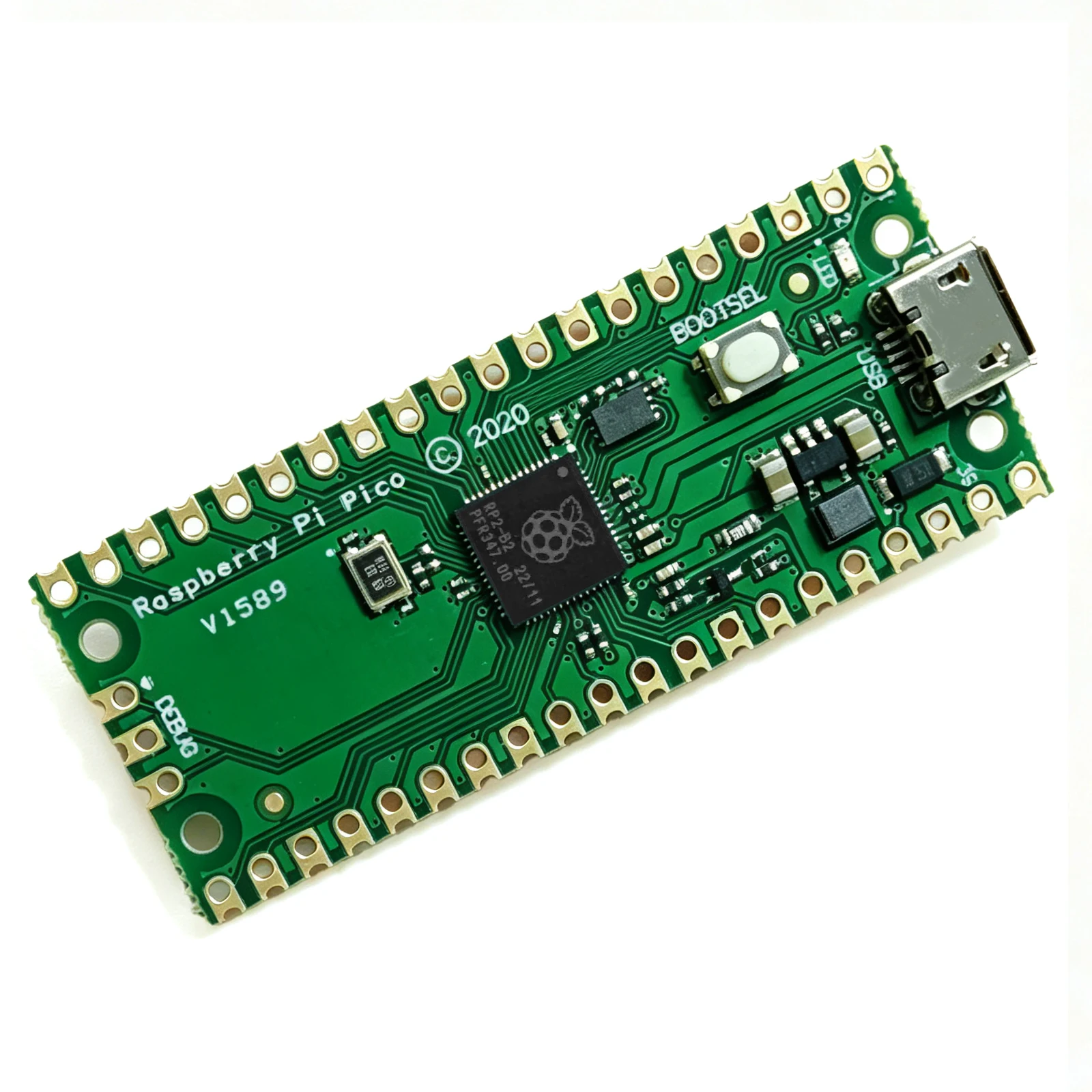 Raspberry Pi Pico W RP2040 Dual-Core ARM Cortex-M0+ Mikrocontroller 264KB WiFi Typ-C Micro-USB-Board MicroPython IoT – Detail 5
