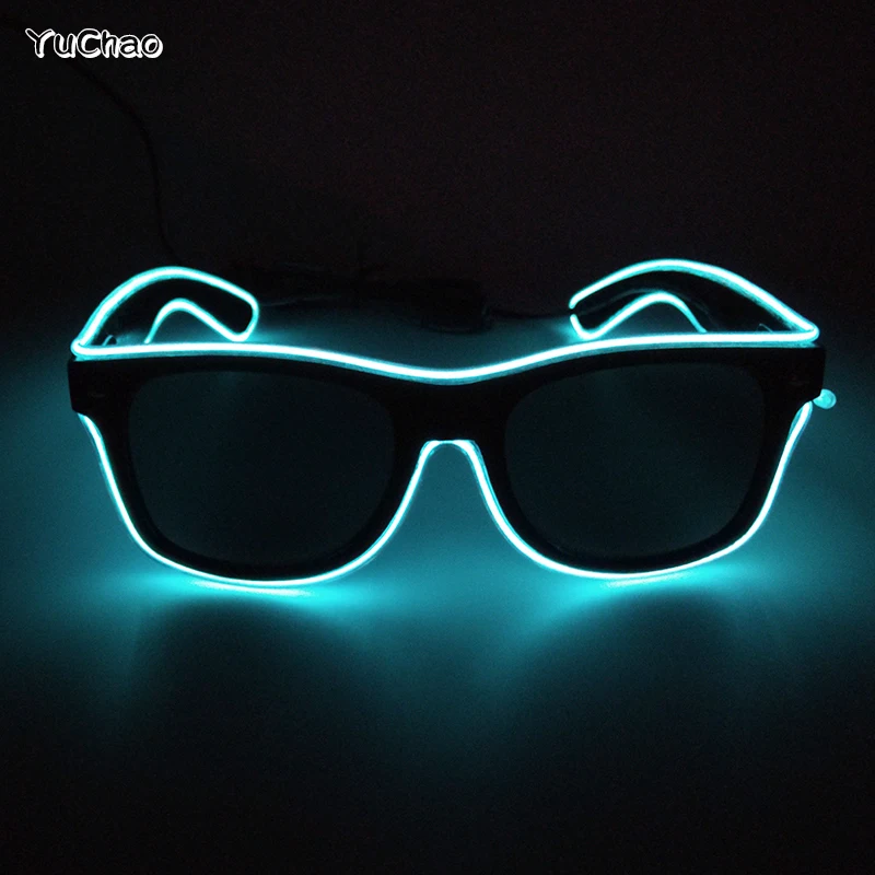 Factory Outlet LED Baseball Cap And Glasses NightClub Concert Rave Accessories Glowing Baseball Cap For Couple LED Sunglasses