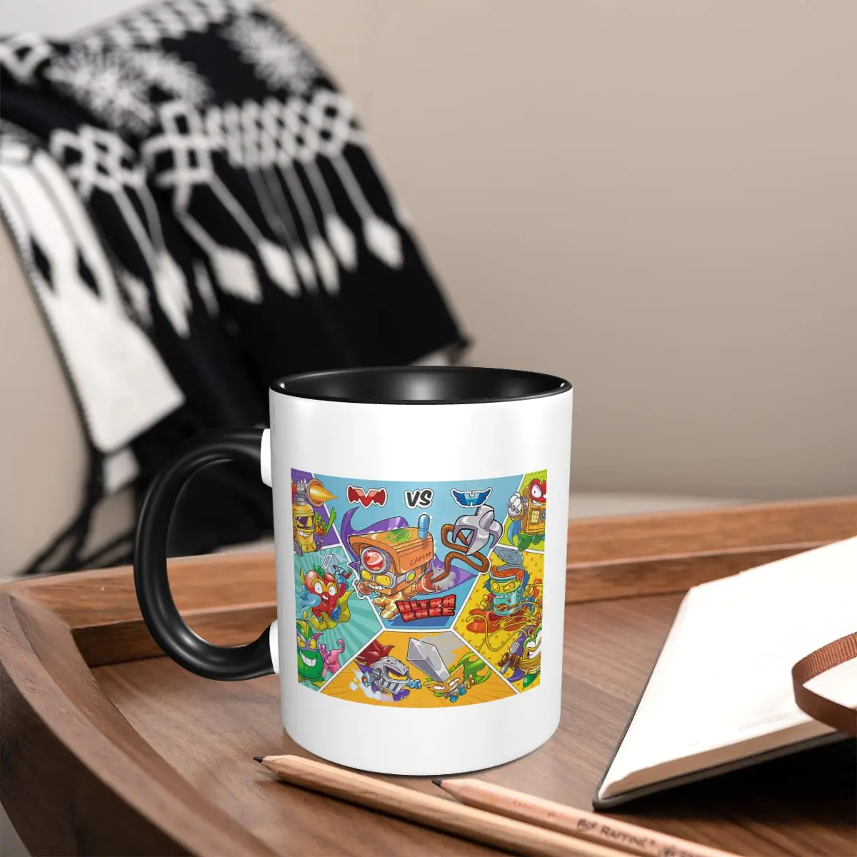 

Superthings Mug Funny Ceramic Coffee Cups Tea Mugs Milk Cup Drinkware Gift for Woman Man