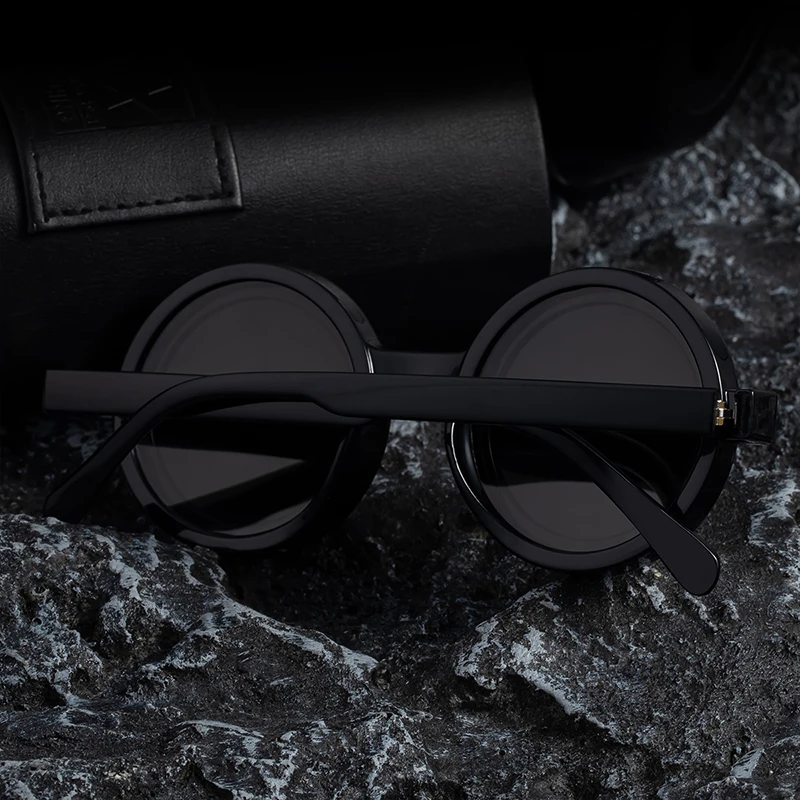 Polarisierte Kleine Rahmen Runde Steampunk ND9 Einstellbare Dimmen Sonnenbrille Männer Licht-Reduzierung Sonnenbrille Für Angeln Fahren UV400 – Detail 3