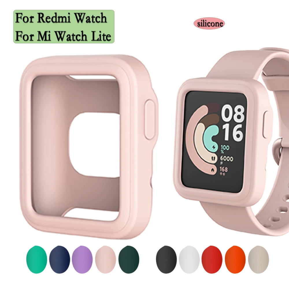 

Soft Silicone Case For Redmi Watch Hollow Watch Shell Flexible and Durable Watch Protection Accessories For Mi Watch Lite