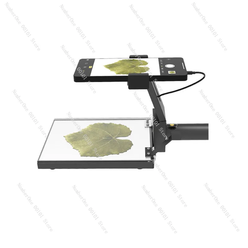 

Portable Leaf Area Analyzer Handheld Picture Plant Wormhole Number Leaf Circumference Area Tester