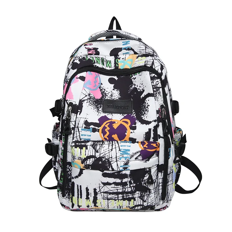 

Рюкзак для граффити-арта большой вместимости для подростков, школьников, студентов, женщин, мужчин, детей, дорожная сумка для ноутбука