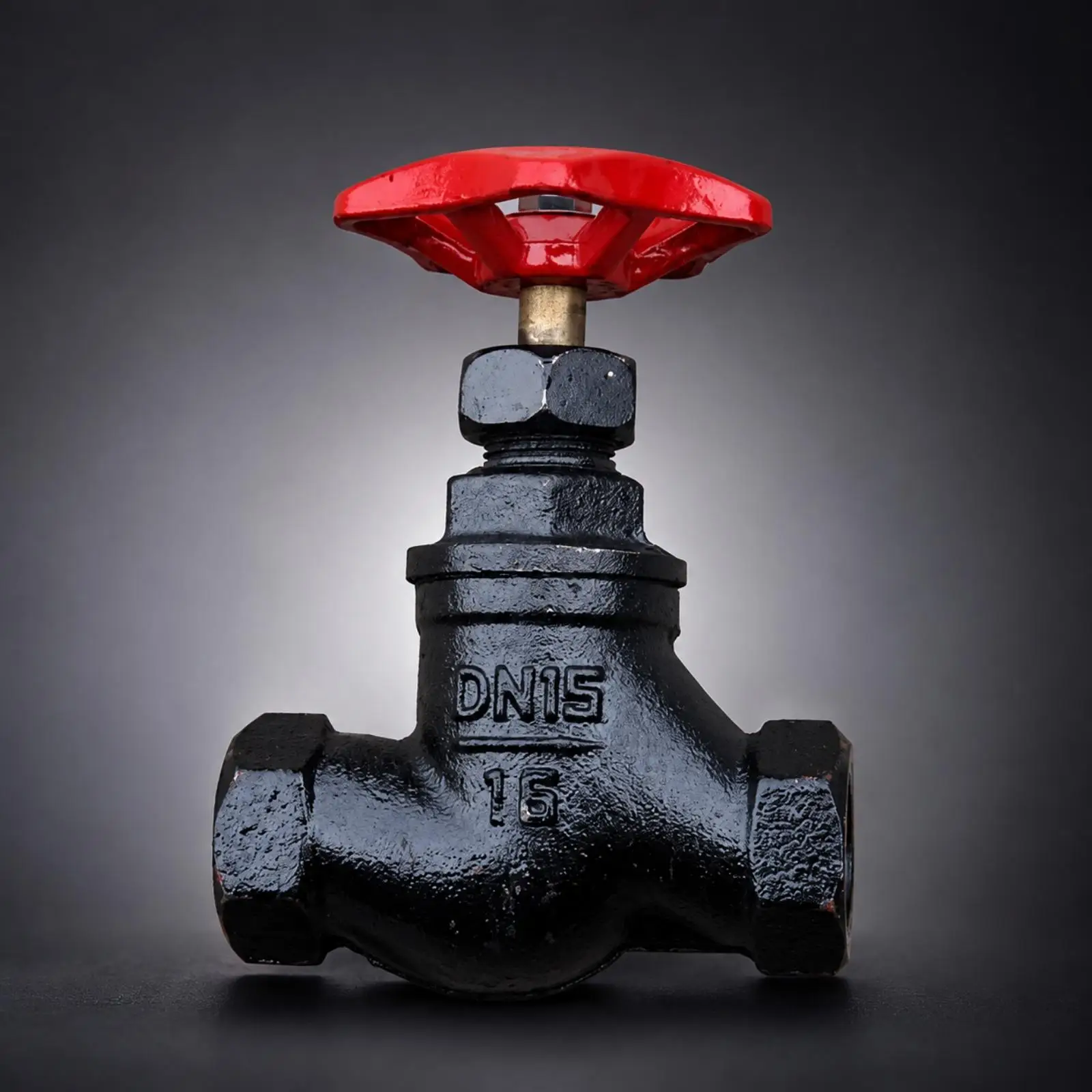 Cast Iron Globe Shut-off Port Bidirectional J11T-16 Water Supply Globe Port Manual for Climate Control Systems, Boiler