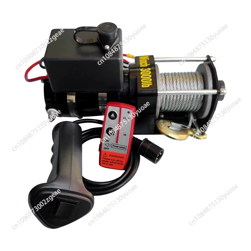 

Электрическая лебедка 12 В Электрическая лебедка 24 В В Внедорожник Самоспасательная автомобильная лебедка Грузовик Кран Подъемник