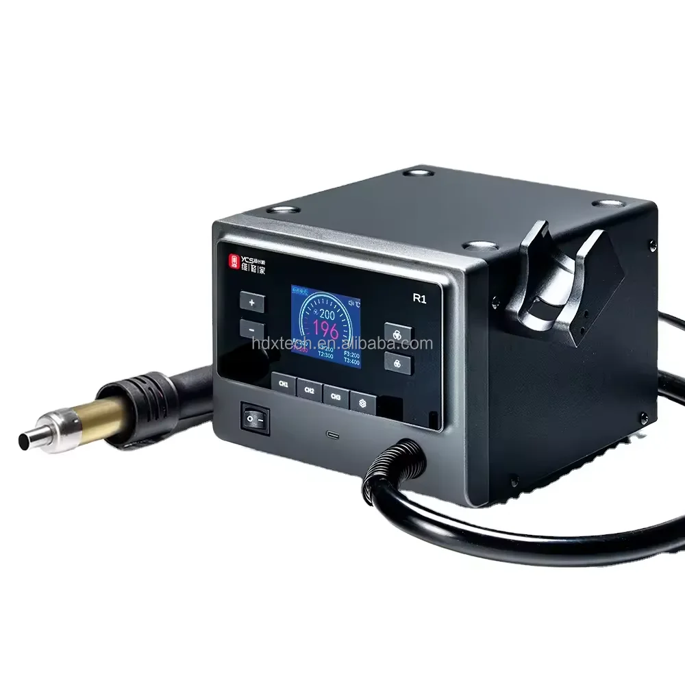 

Qianli & Ycs Intelligent Hot Air Gun R1 Bga Rework Solder Station 1000w Optimal Power For Temperature Control Phone Repair Heat