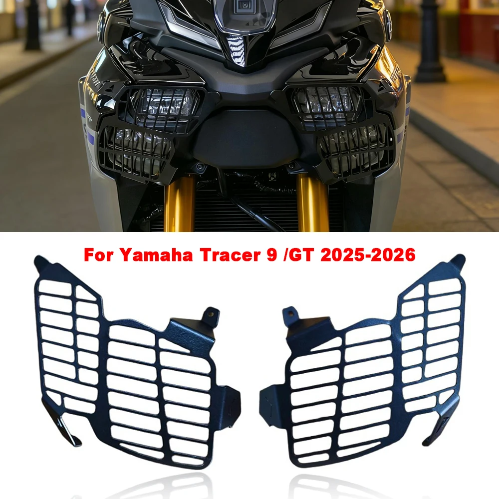 

Tracer 9/GT Headlight Protector Guards For Yamaha Tracer 9 Tracer 9GT 2025 2026 Motorcycle Head Light Protection Grill Cover