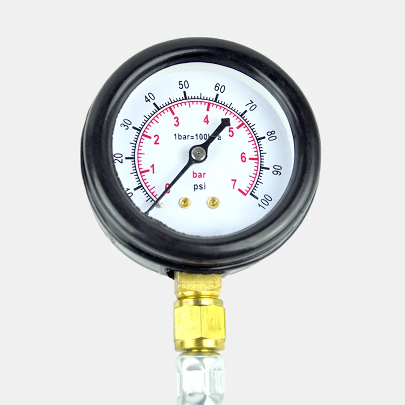 Car Fuel Pressure Gauge Car Gasoline Pressure Gauge Meter Tester Tool