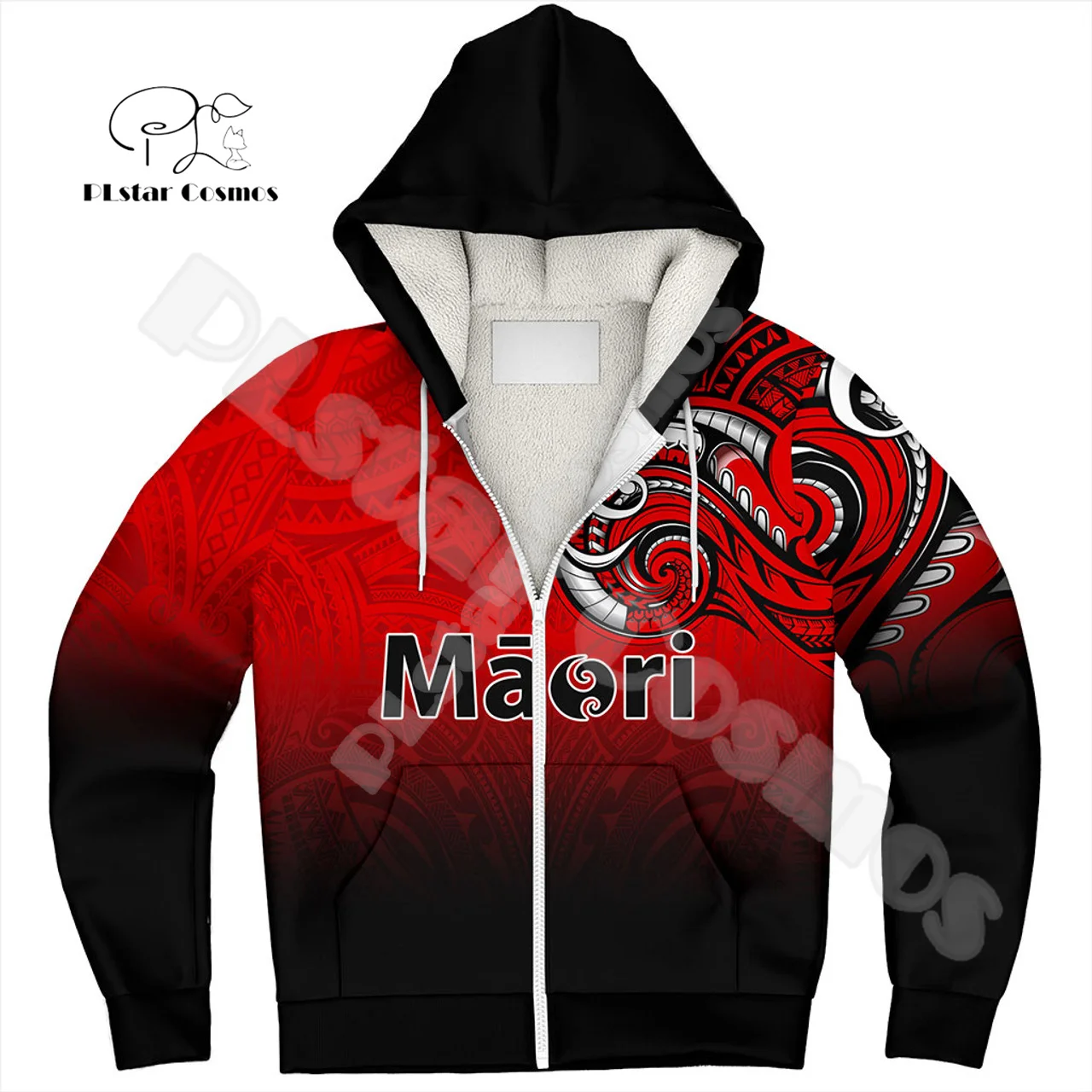 

Custom Name Country New Zealand Aotearoa Maori Rugby Tattoo 3DPrint Harajuku Autumn Winter Warm Coat Fleece Jacket Zip Hoodies 5