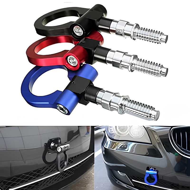 

Универсальный гоночный фаркоп, передний и задний автомобильный крюк для прицепа, автомобильный тяговый крюк для M16 европейских автомобилей, несколько цветов