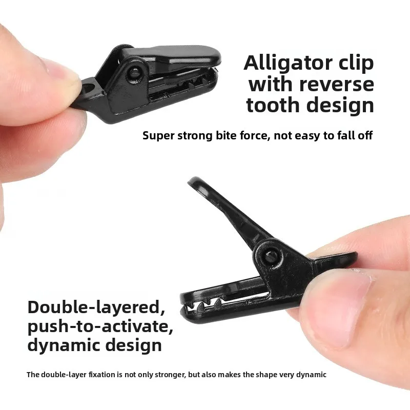 Tent Reinforcement Clamps with Crocodile Clips  Camping Canopy Anchor Hooks Tent Windproof Fixing Clamps with Reverse Attachment