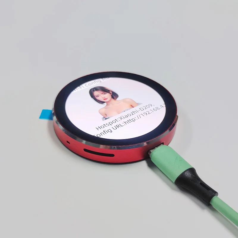 ESP32-S3 1.8 polegadas 466 × 466 AMOLED Round Touch Display Assistente de Voz com WiFi BLE5 Ardui-no ESP-IDF LVGL Módulo Inteligente Suportado