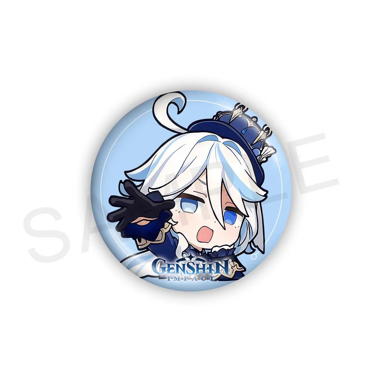 Funingkafu Water God Multiple Styles and Unique Models Characters Peripheral Mini Badges and Pins HD Pattern Decorating Gifts