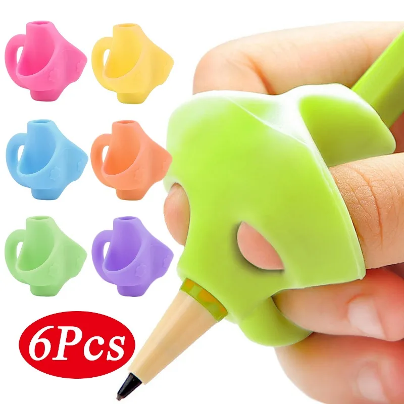 

Pencil Grip Classics Ring Grip Ergonomic Writing Aid Trainer Posture Correction Finger Grip for Kids Children School Supplies