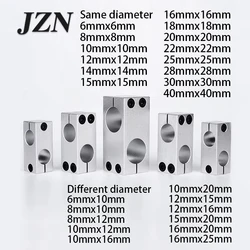 Pillar Fixing Clamp Vertical Fixed Diameter Fastening Aluminum Alloy Optical Axis Cross Block Steel Pipe Fixing Bracket Connecti