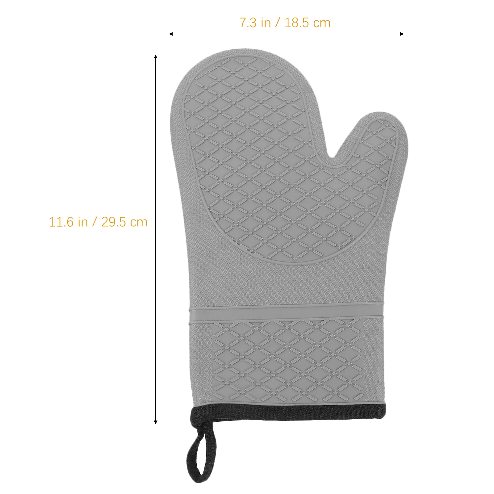 

1Pair Heat Resistant Oven Mitts Thickened Non-Slip Gloves Protective Cooking Baking Heat Insulation Gloves Oven Mitts