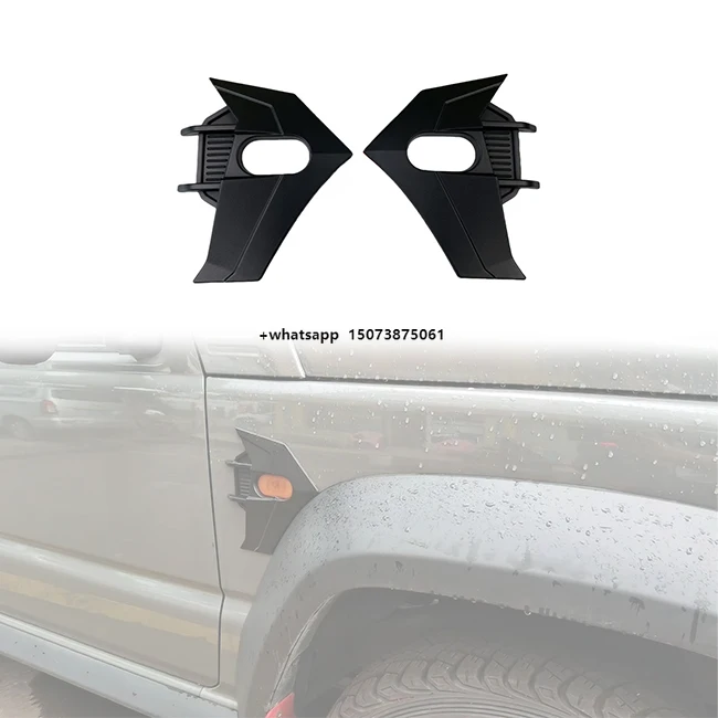 LUMA 3/5Door Car Fenders 19-24 2pcs ABS Exterior Trim for Side Turn Signal Light Cover for Jimny Sierra JB64 JB74 JC74