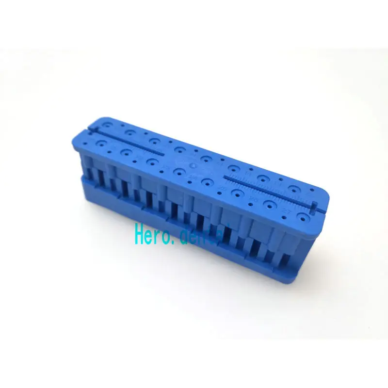 

Dental Endo Measuring Block Endodontic File Holder Ruler Autoclavable 1pc Dental Supply