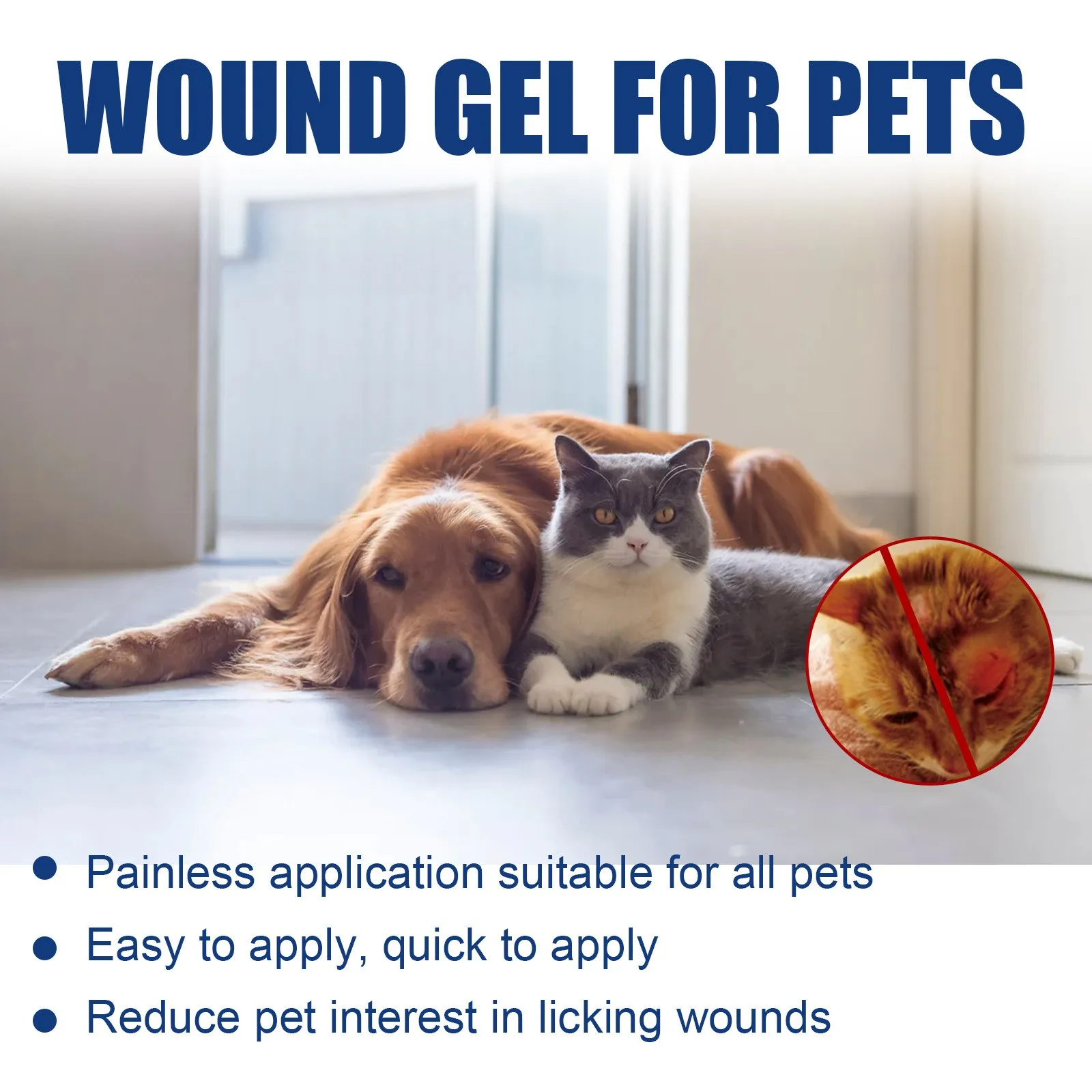 Wound Liquid Band Aid Waterproof Breathable Dog Cat Wound Fluid For Skin Care Gel