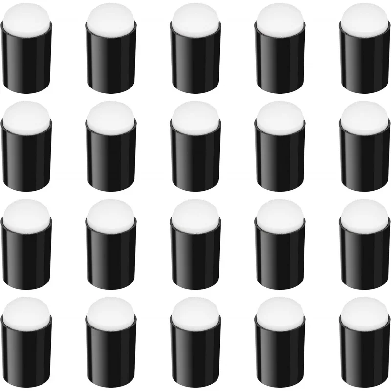 20 Pieces Craft Finger Sponge Daubers Set,Foam Brush Paint Tools for Face Paint,Card Making,Stamping,Ink,DIY