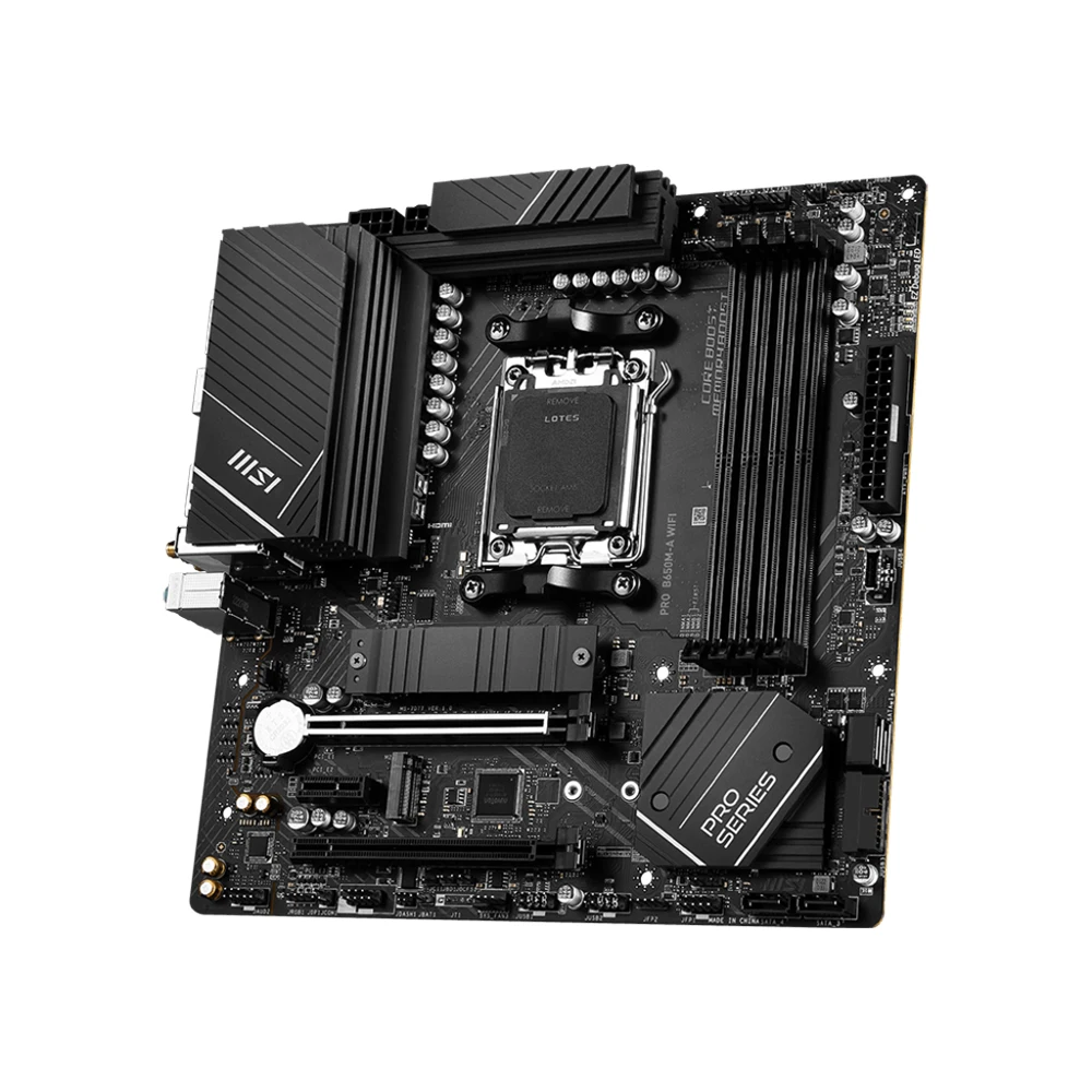 Imagem -03 - Msi-pro Wifi Motherboard Suporta Amd Ryzen 8000 Série 7000 Soquete de Processadores Desktop Am5 Memória 4x Ddr5 256gb