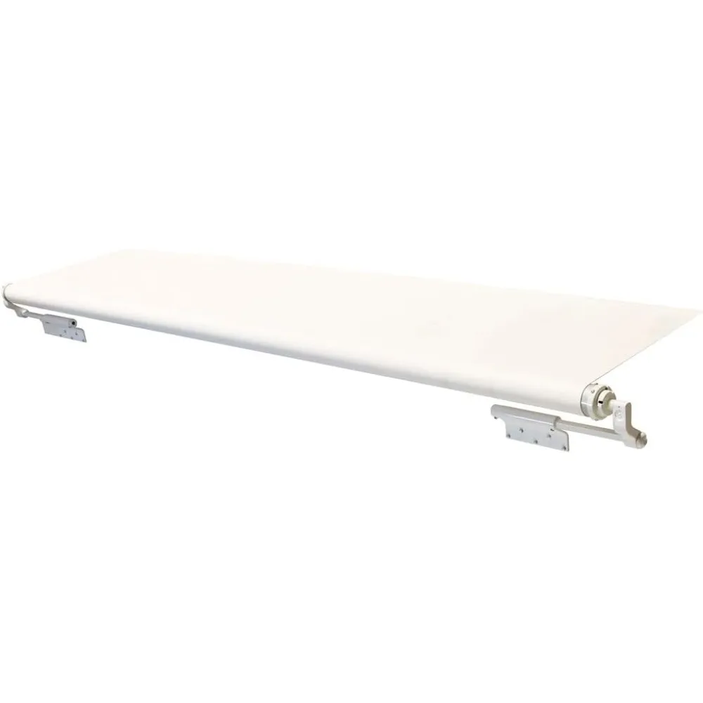 

5000 Series Slide Topper Awning, White - 7' (6'7" Fabric) – Heavy-Duty, Durable Slide-Out Protection – Made from Cold-Crack