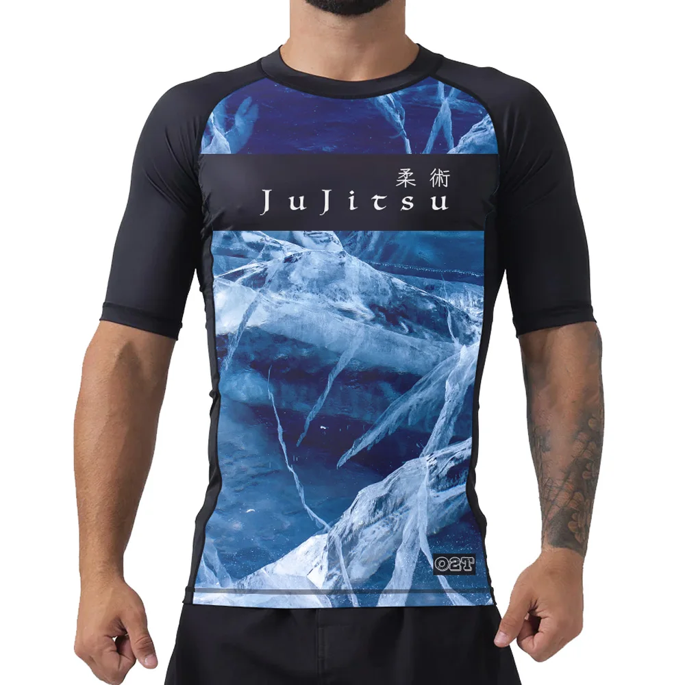 

Men Activewear 3D Printed Stretch Lightweight Quick Dry Fit Rash Breathable Training Running T-shirts