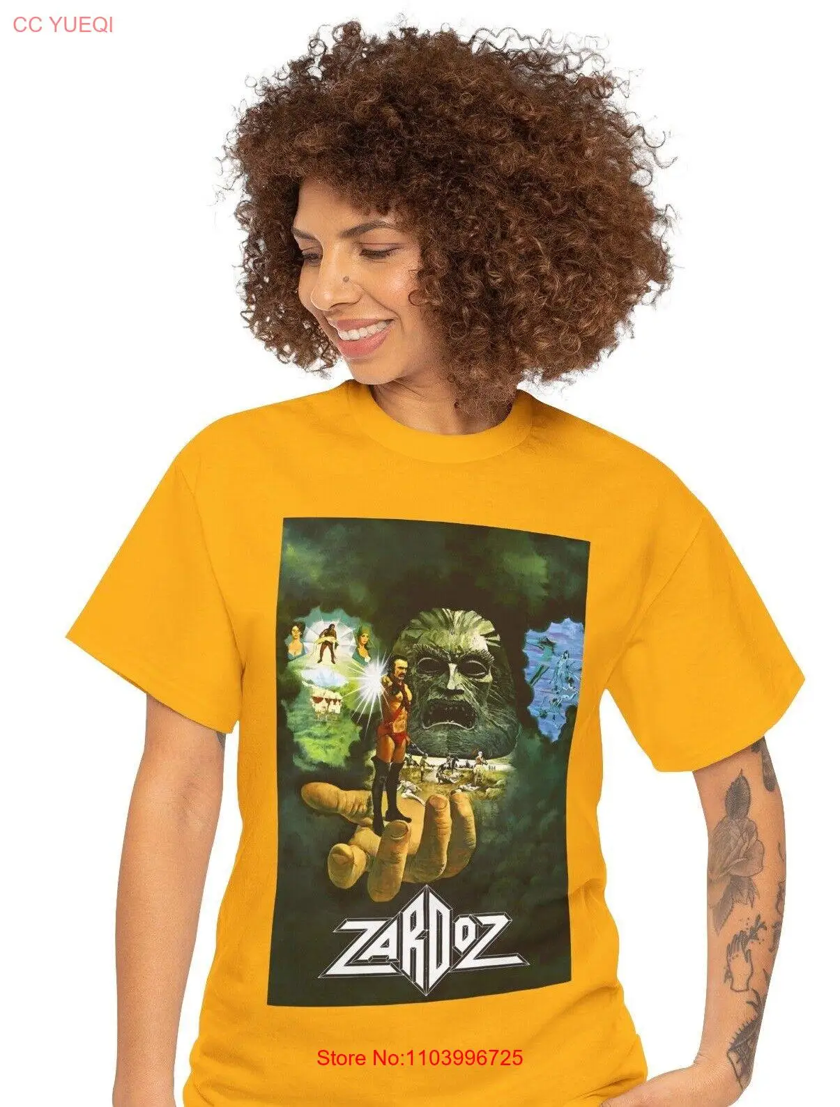 ZARDOZ (1974) T-Shirt Sci-Fi Future Sean Connery Fantasy