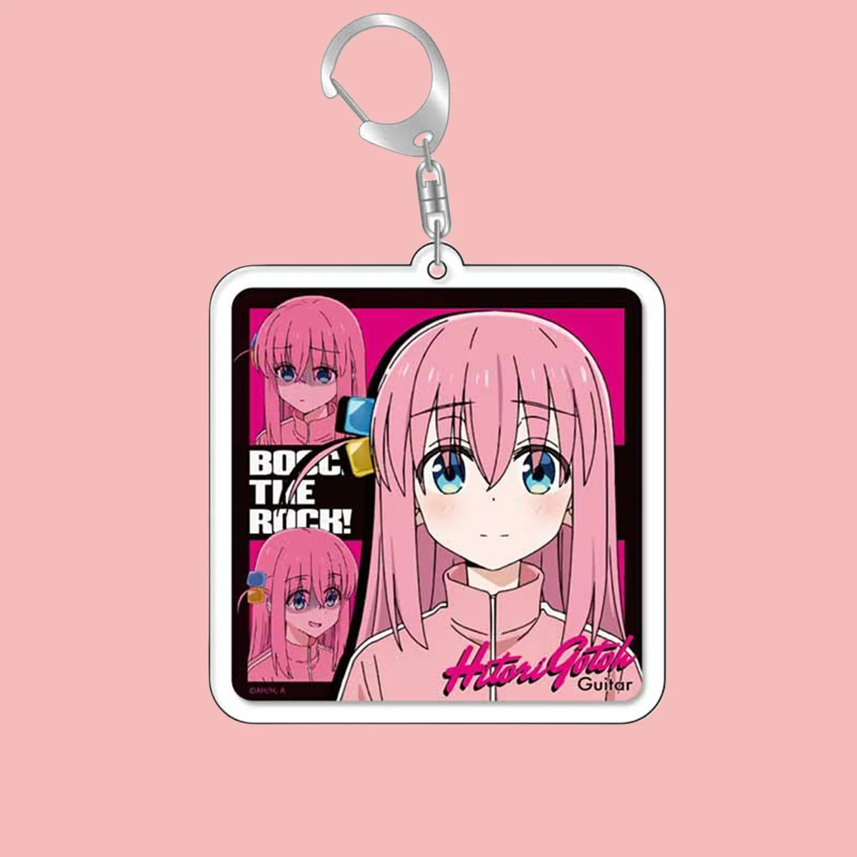 Anime Acrylic Keychain Bocchi the Rock Cartoon Character Pendant, Suitable for Bags and Keys,cosplay gifts Perfect Gift for Fans