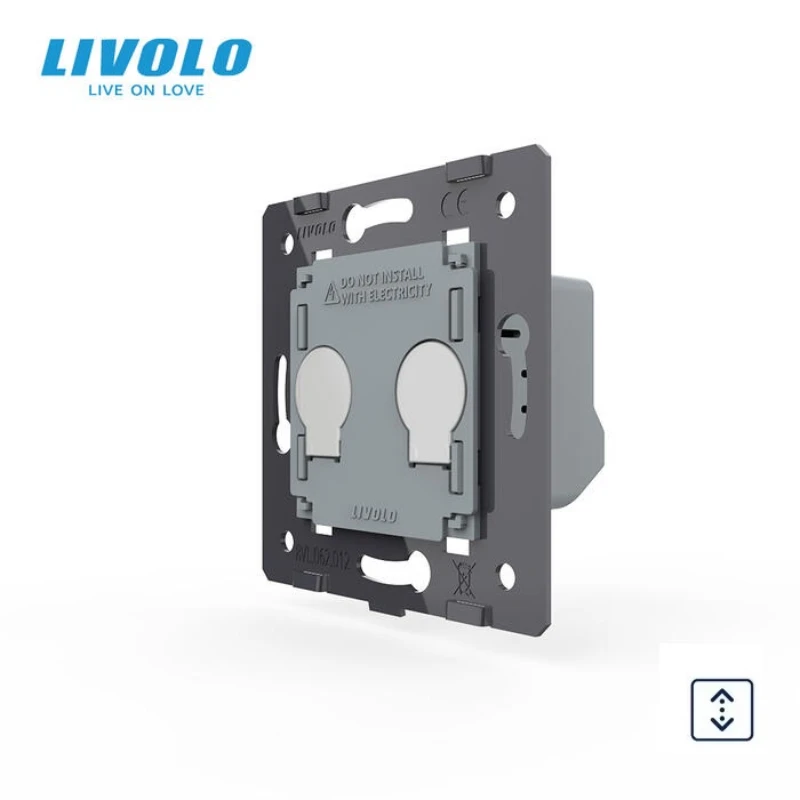 Livolo EU Standard Intelligent Curtains Touch Switch, The Base Of  Electric Rolling Shutter,Louver Touch Wall Switch AC 220~250V