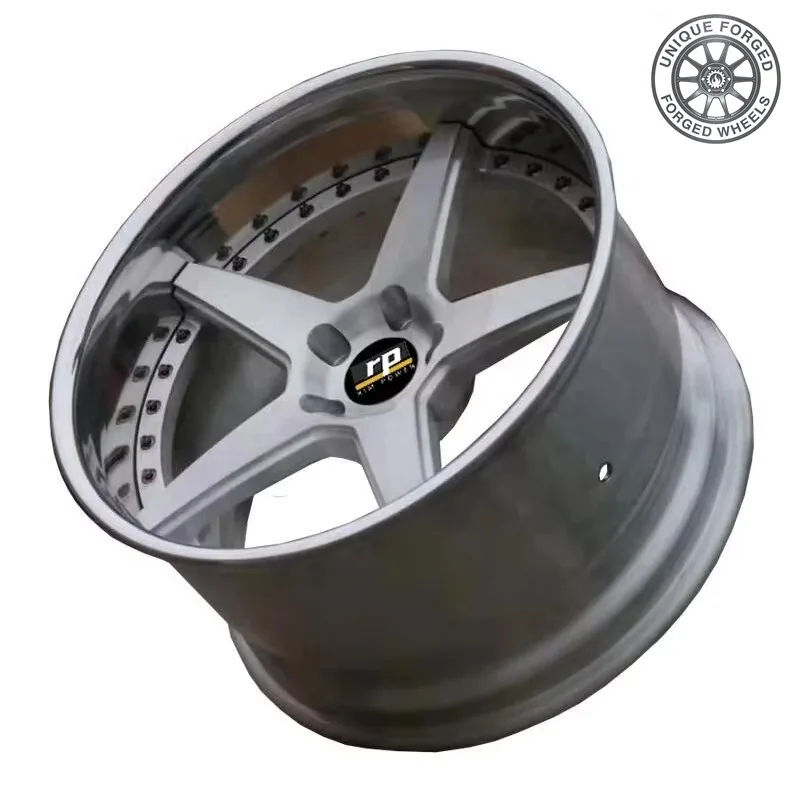 26 Style Rimpower Custom Wholesale Forged 18 19 20 Inch Aluminum 2 Piece 5x112 5x114.3 5x120 Forging Alloy Wheel For Sale
