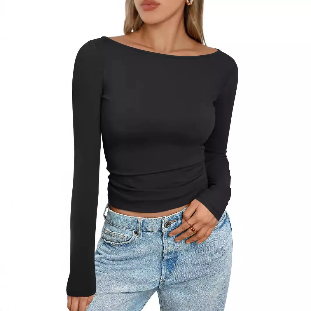 2024 new woman long sleeve  sexy tops crop top girls corset y2k t shirt cute kuromi gyaru coquetteropa mujer juvenil