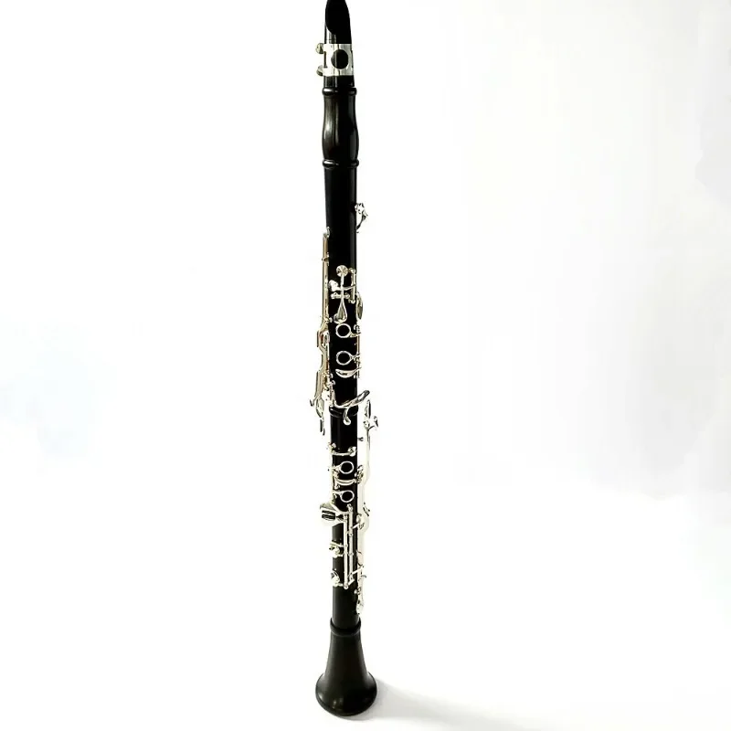 Imported Ebony Material Clarinet Silver Plated Key G Tone