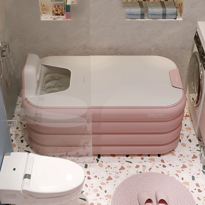 

Pink Kitchen Bathtub Adult Indoor Modern Modern Home Bathtub Luxury Simple Vasca Da Bagno Portatile Bathroom Supplies