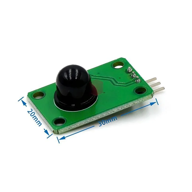 Infrarot-Sensormodul für den menschlichen Körper, D203S-Sensor, pyroelektrische Sonde, Sensorschalter 011050, schwarze Linse. – Detail 2