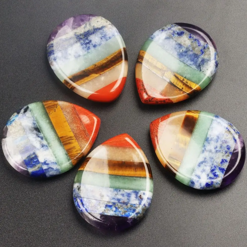 Fortunate Crystal Forget Worry Stone Colorful Creative Thumb Stone Exquisite Natural Massage Scraping Stone Collection Specimens