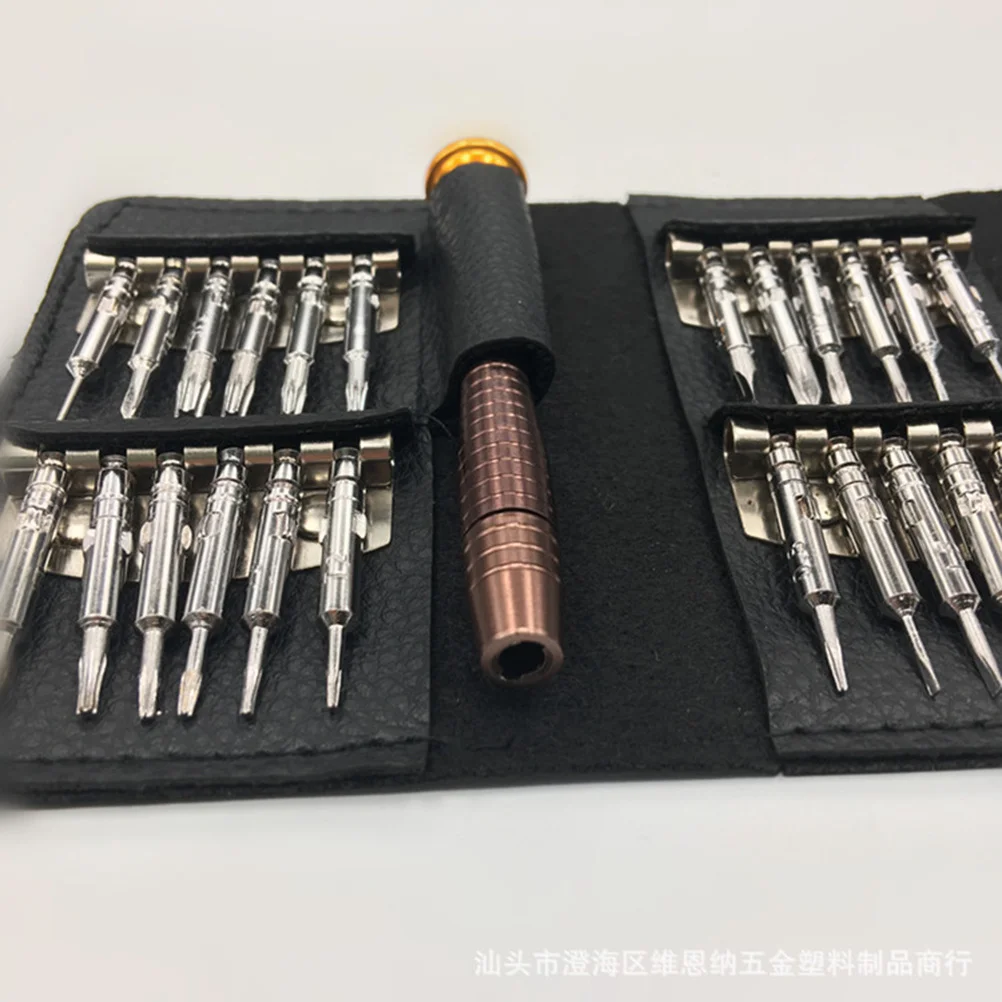 

25 in 1 Precision Set Repair Tools for Watch Phone Pc Eyeglass Maintenance Slot Screwdriver Set